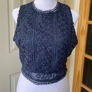 Classy Vintage style lace crop top.